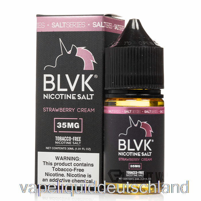 Erdbeercreme-Nikotinsalz - Blvk - 30 Ml 50 Mg Vape Deutschland